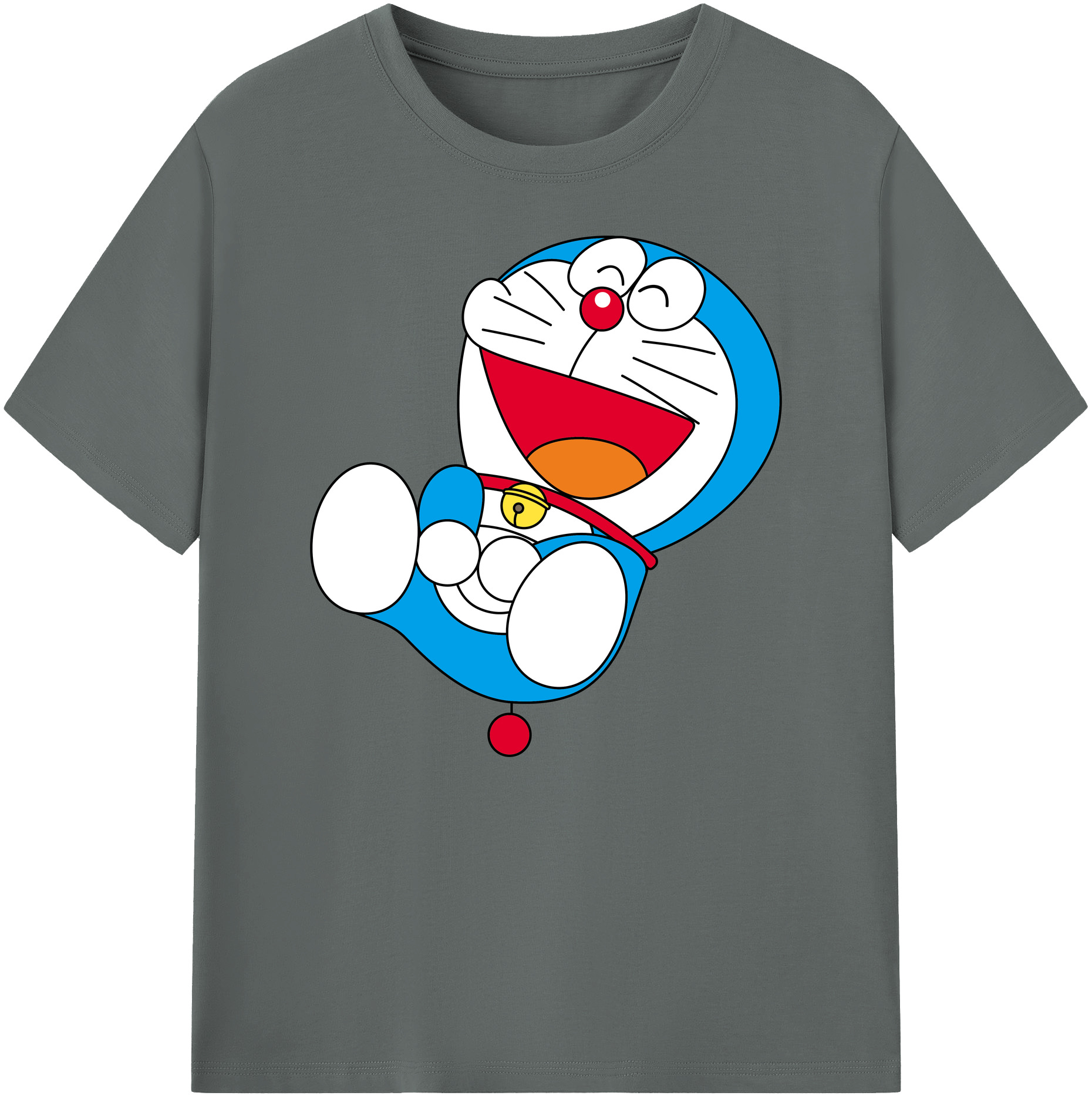 （画像用） ドラえもん Doraemon 綿100％ メンズ半袖Tシャツ｜肌触りやわらか＆通気性